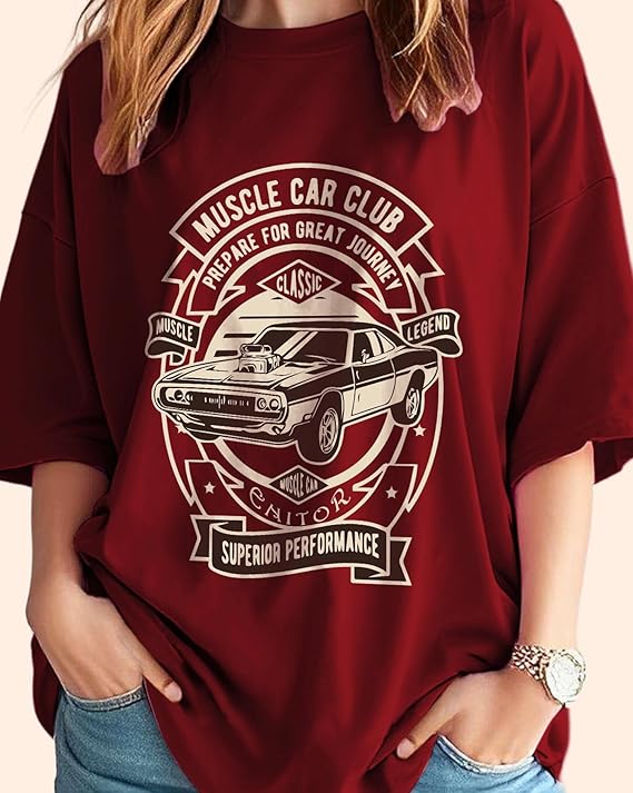 Oversized T-Shirts Women's || Printed T-Shirts for Women | Stylish & Comfortable Picks - Image 6