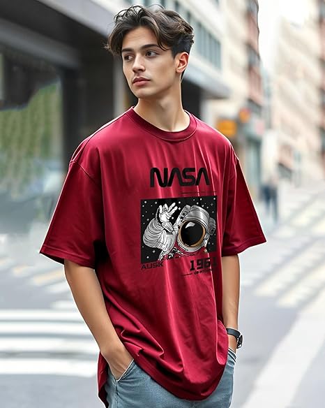 Premium Quality Men's Oversized Half Sleeve Printed T-Shirt for Men - Image 11