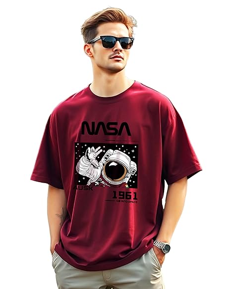 Premium Quality Men's Oversized Half Sleeve Printed T-Shirt for Men - Image 10