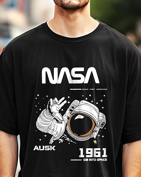 Premium Quality Men's Oversized Half Sleeve Printed T-Shirt for Men - Image 7