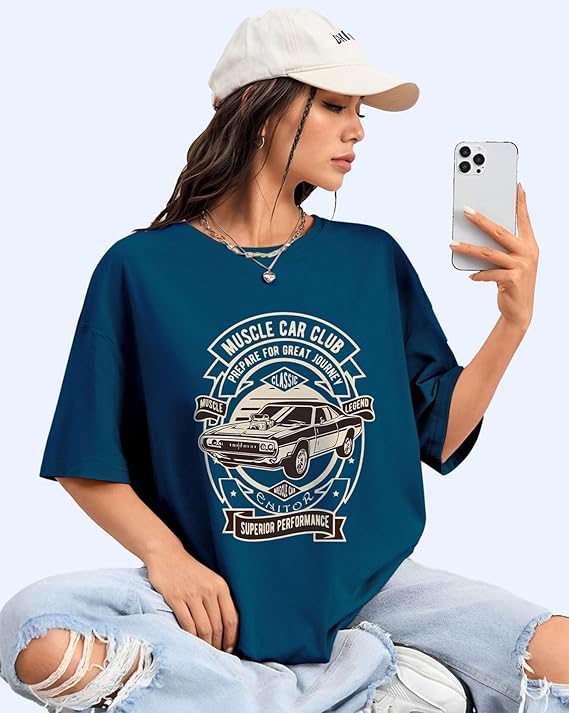 Oversized T-Shirts Women's || Printed T-Shirts for Women | Stylish & Comfortable Picks - Image 11