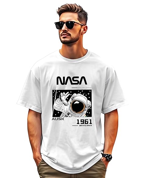 Premium Quality Men's Oversized Half Sleeve Printed T-Shirt for Men - Image 16
