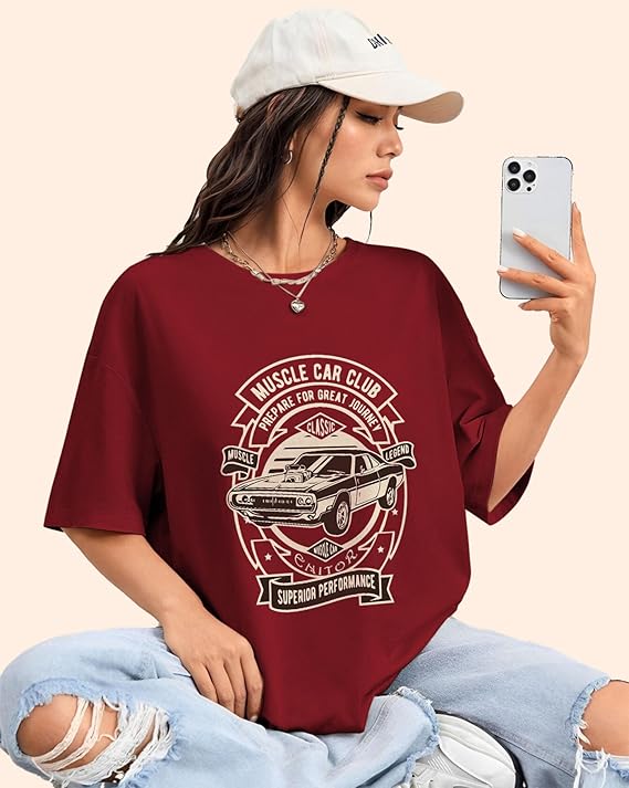 T-Shirts Women | T-shirt | oversized t-shirts | Cotton Blend