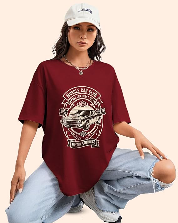 Oversized T-Shirts Women's || Printed T-Shirts for Women | Stylish & Comfortable Picks - Image 3