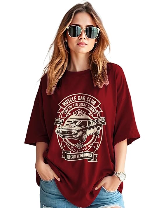 Oversized T-Shirts Women's || Printed T-Shirts for Women | Stylish & Comfortable Picks - Image 2